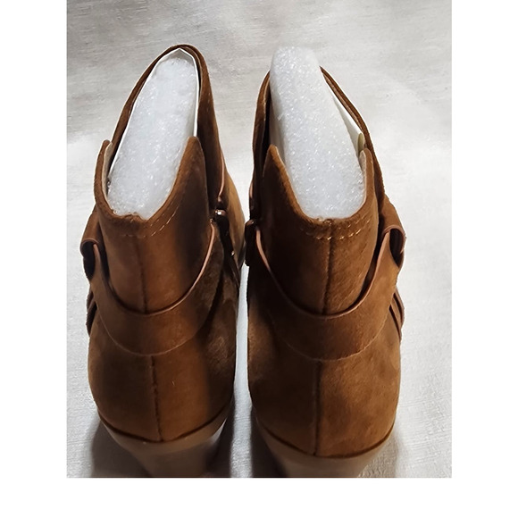 ankle boots size 8.5 brown unknown brand - Picture 6 of 6